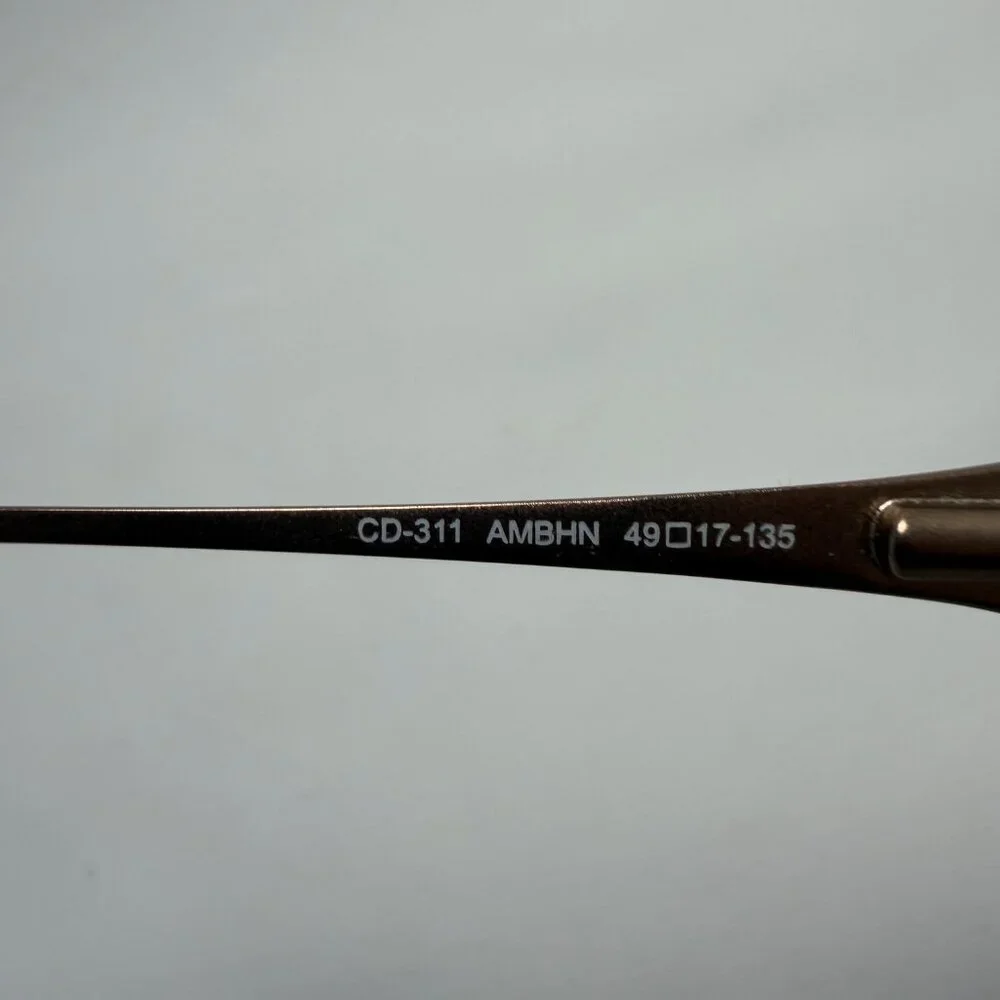 Catherine Deneuve Tortoise Eyeglasses - Frames only
